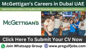 McGettigan's Dubai Careers
