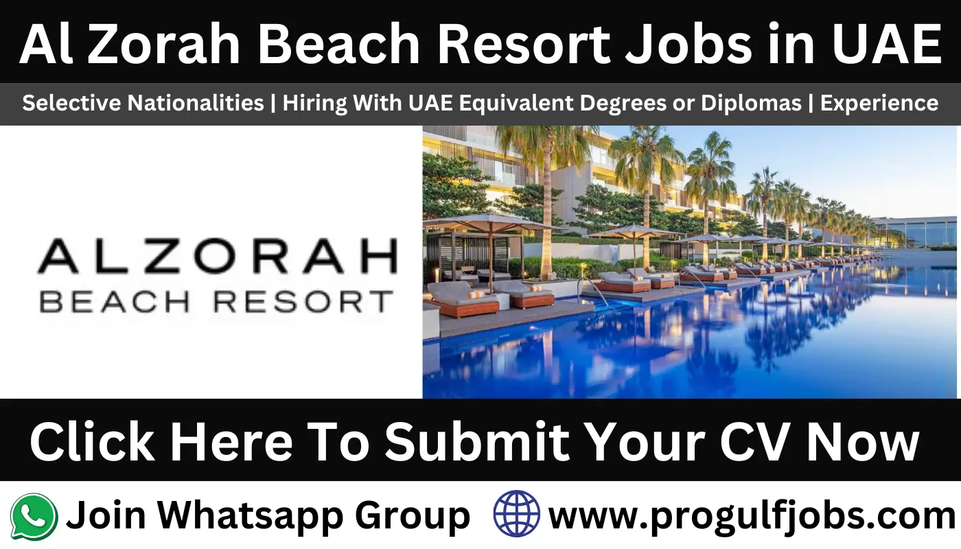 Al Zorah Beach Resort Career