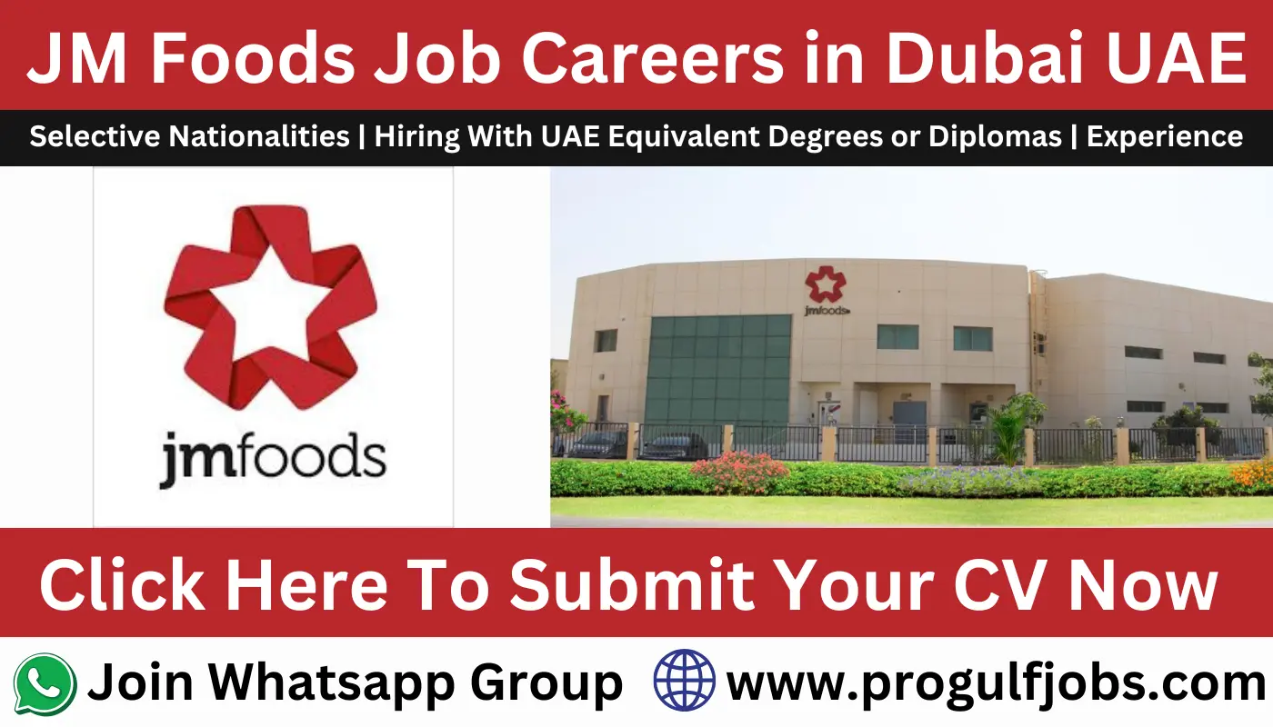 JM Foods Jobs Dubai