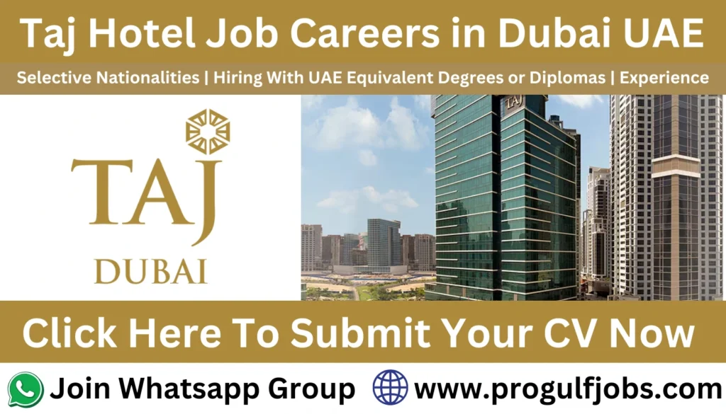Taj hotel jobs