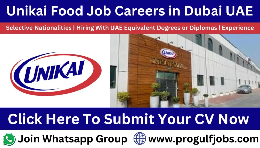 unikai food career