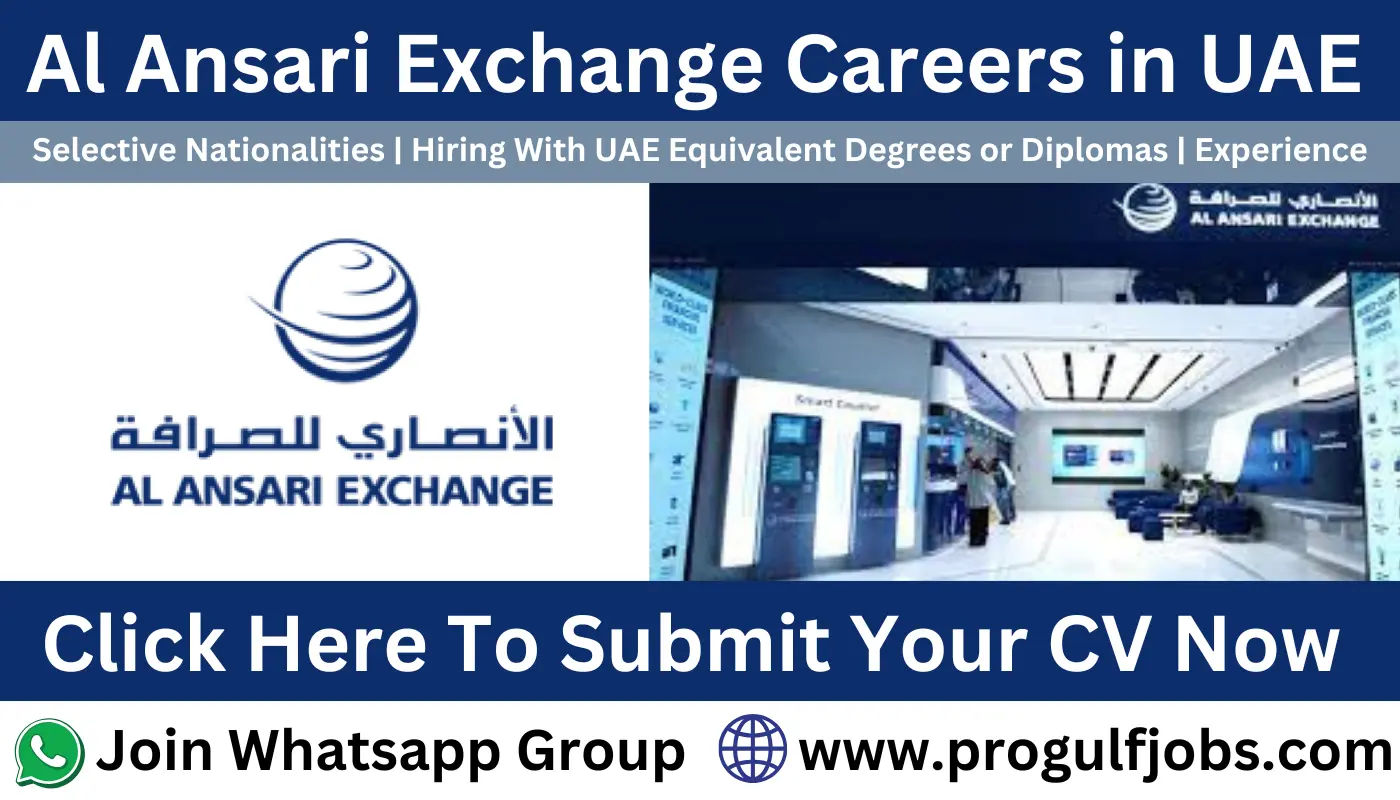 Al Ansari Exchange Careers Dubai