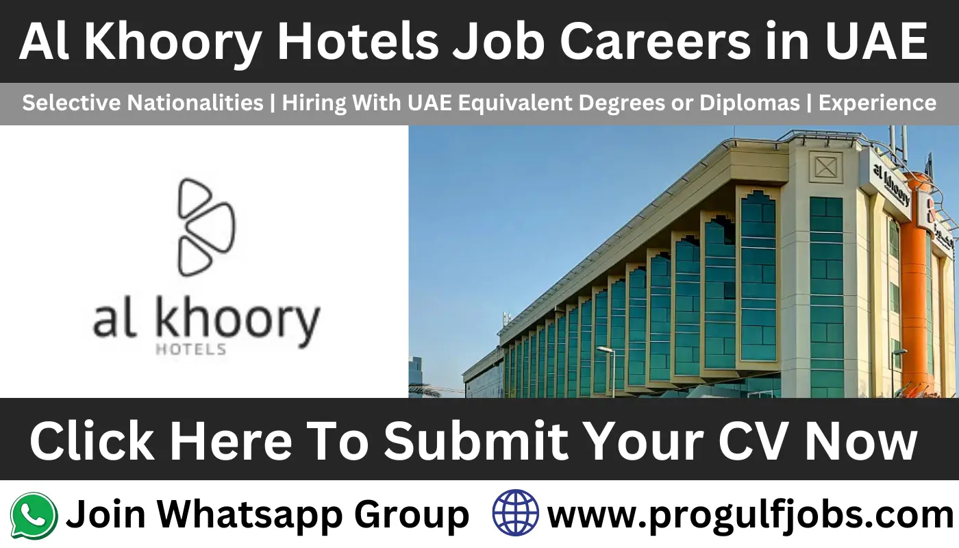 Al Khoory Hotels Jobs
