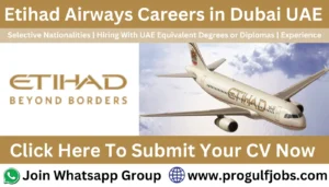 Etihad Airways Careers Dubai