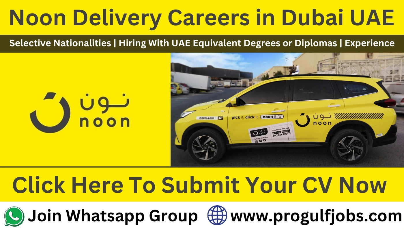 noon car delivery jobs