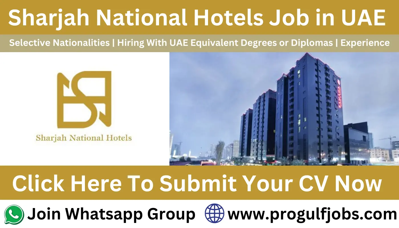 Sharjah National Hotels Jobs