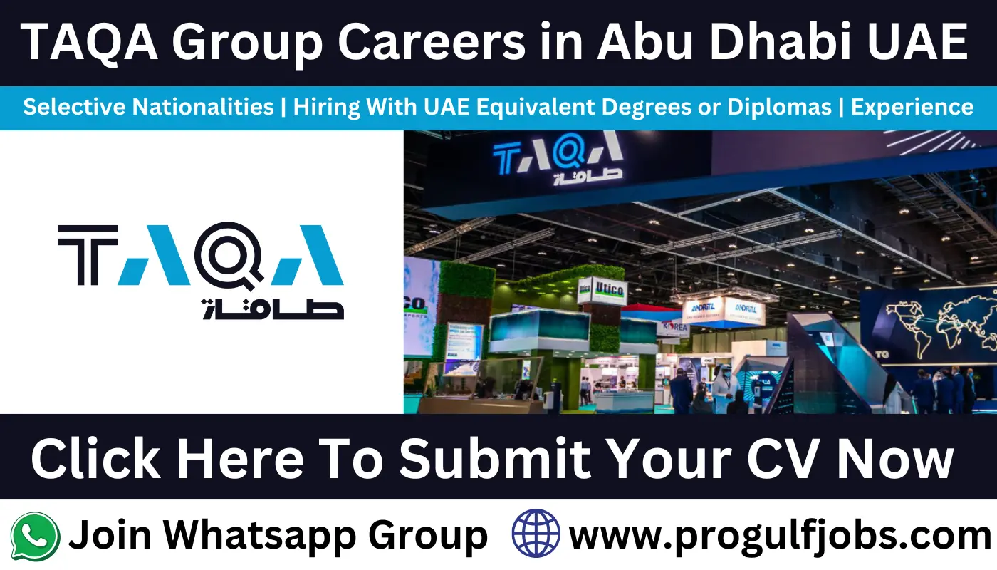 TAQA Group Careers Abu Dhabi